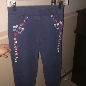 Lightweight floral leggings